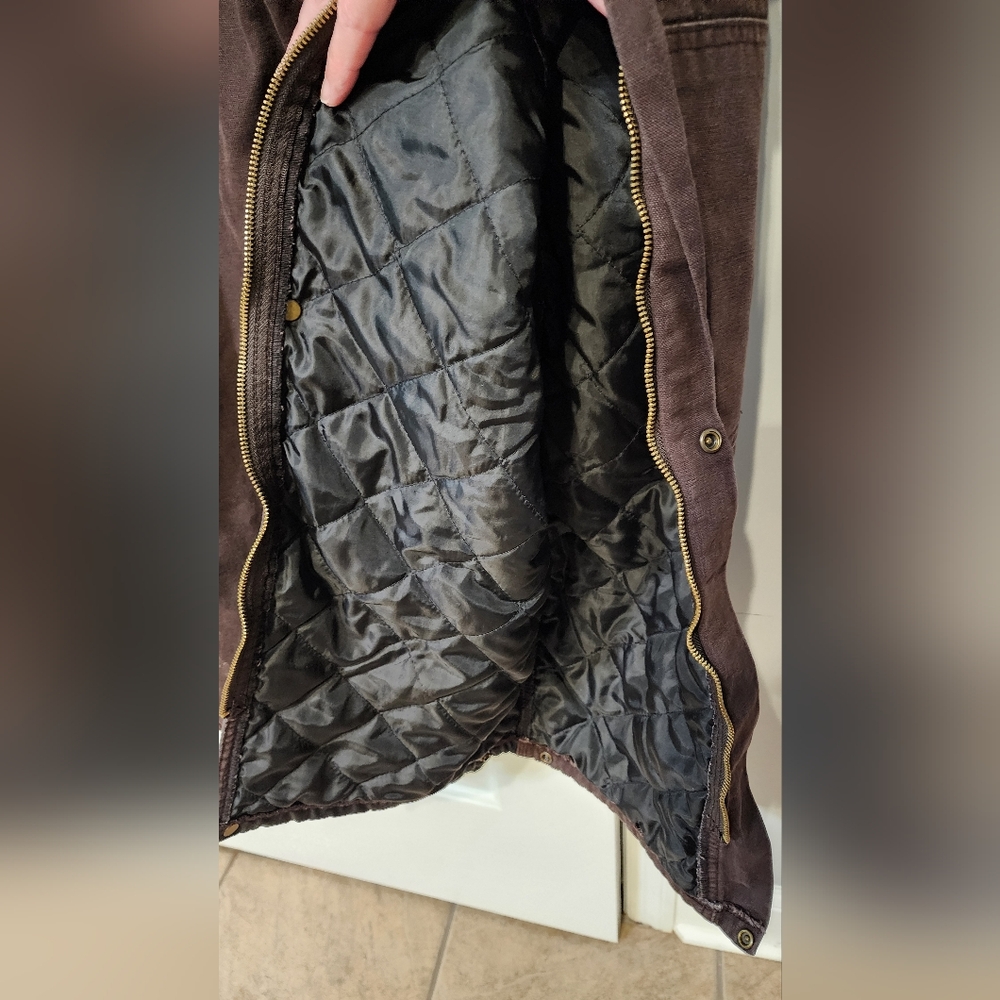 Berne Insulated Brown Overalls women’s Medium - Picture 16 of 16